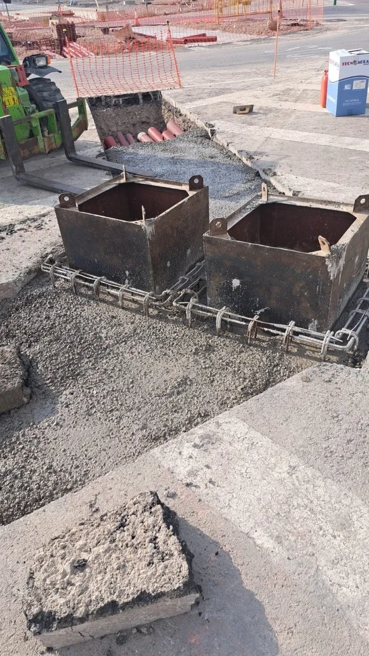 Encofrados de arquetas en zanja